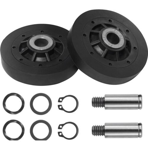 Speed Queen/Huebsch Roller Kit set with shaft and clips- RB170002